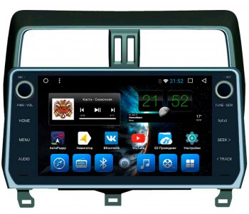 Штатное головное устройство для Toyota LC Prado 150 2017-2024 Экран 10,1"