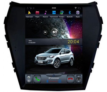 Штатное головное устройство для Hyundai Santa Fe III 2012-2018 Экран 10,4"