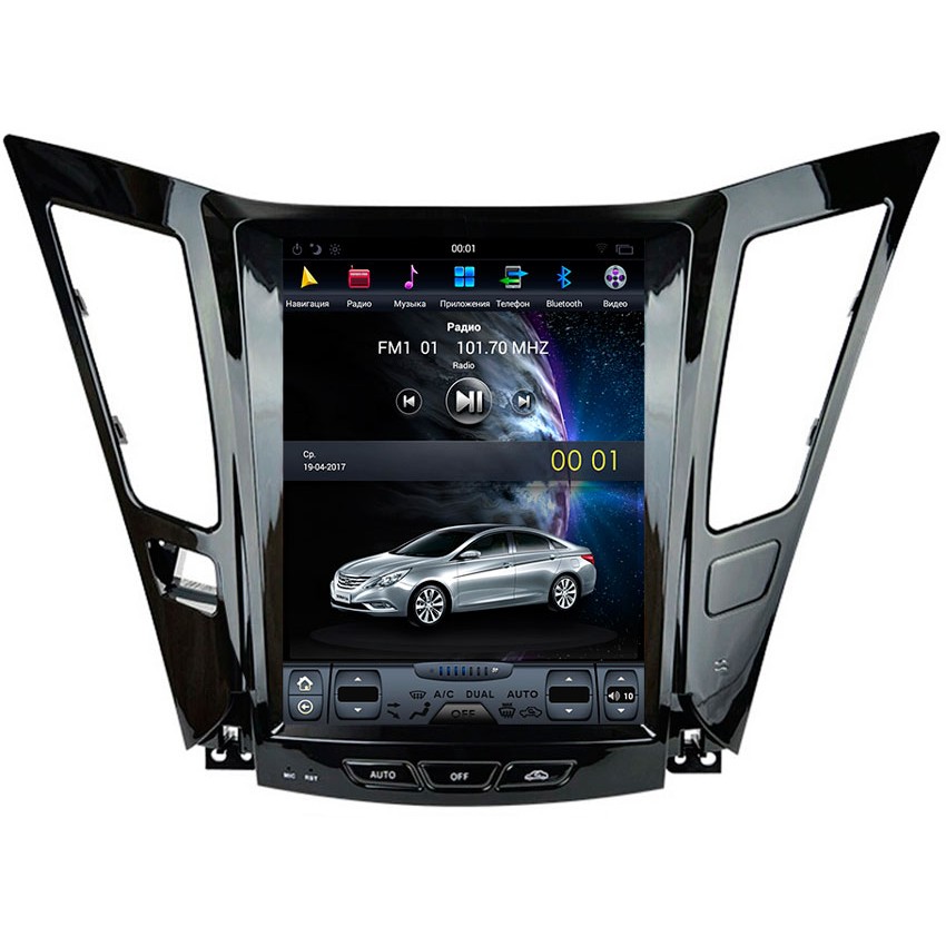 Мультимедийная система Mankana BST-1031S в стиле Tesla для Hyundai Sonata YF 09-14г на OS Android, Экран 9,7"