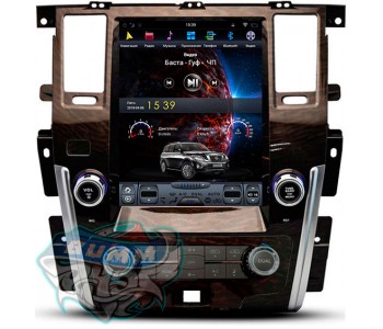 Штатное головное устройство для Nissan Patrol Y62 2010-2014 Экран 12,1"