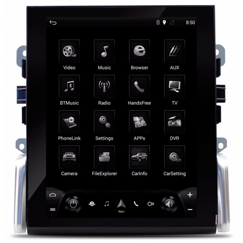 Мультимедийная система Mankana BST-10424 в стиле Тесла для Porsche Macan I 14-18г на OS Android, Экран 10,4"