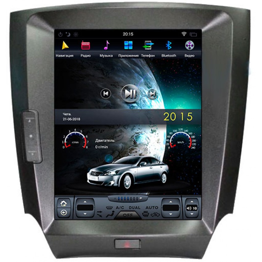Мультимедийная система Mankana BST-1130S в стиле Tesla для Lexus IS II 05-12г на OS Android, Экран 9,7"