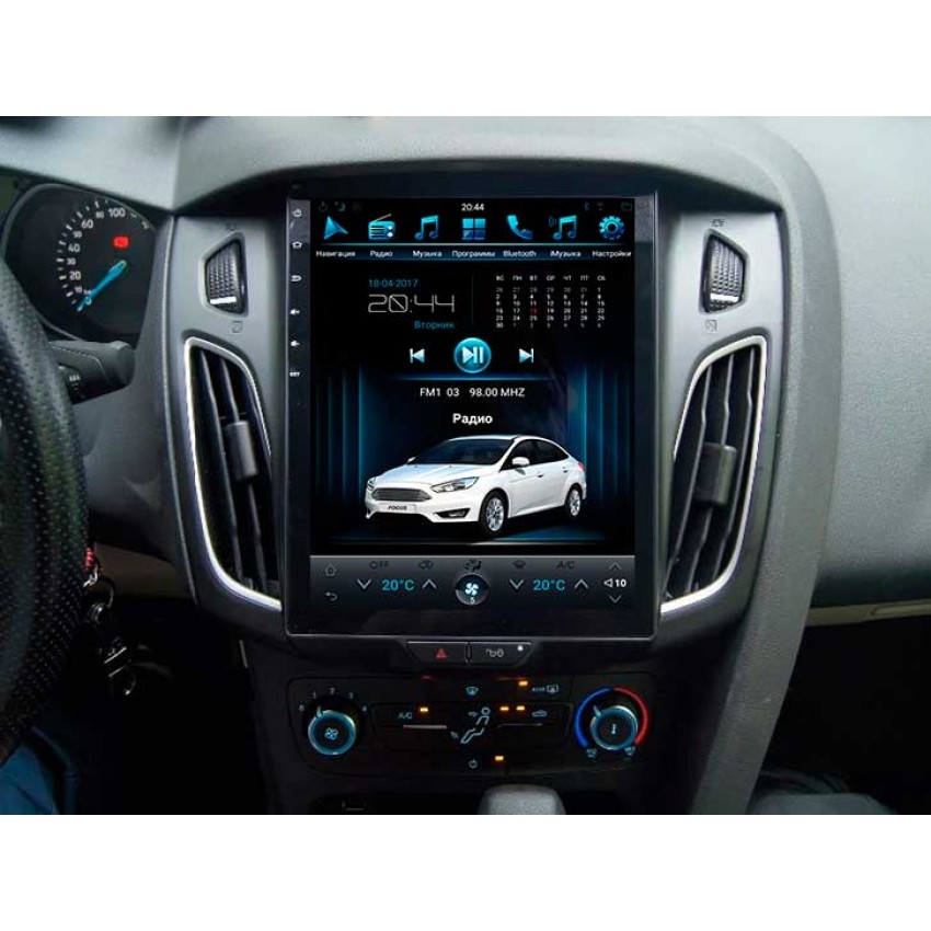 Мультимедийная система Mankana BST-12108 в стиле Тесла для Ford Focus III 11-19г на OS Android, Экран 12,1"