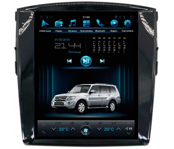 Штатное головное устройство для Mitsubishi Pajero IV 2007-2021 Экран 12,1"