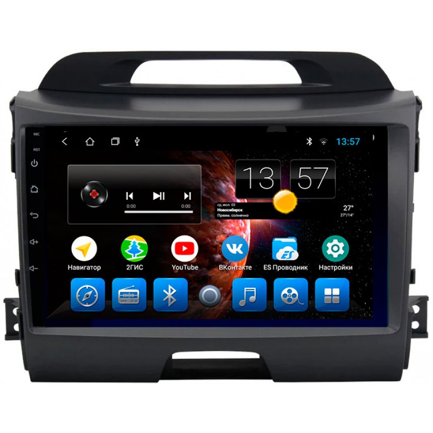 Головное устройство Mankana BS-09267 для Kia Sportage III 10-15г на OS Android, Экран 9"