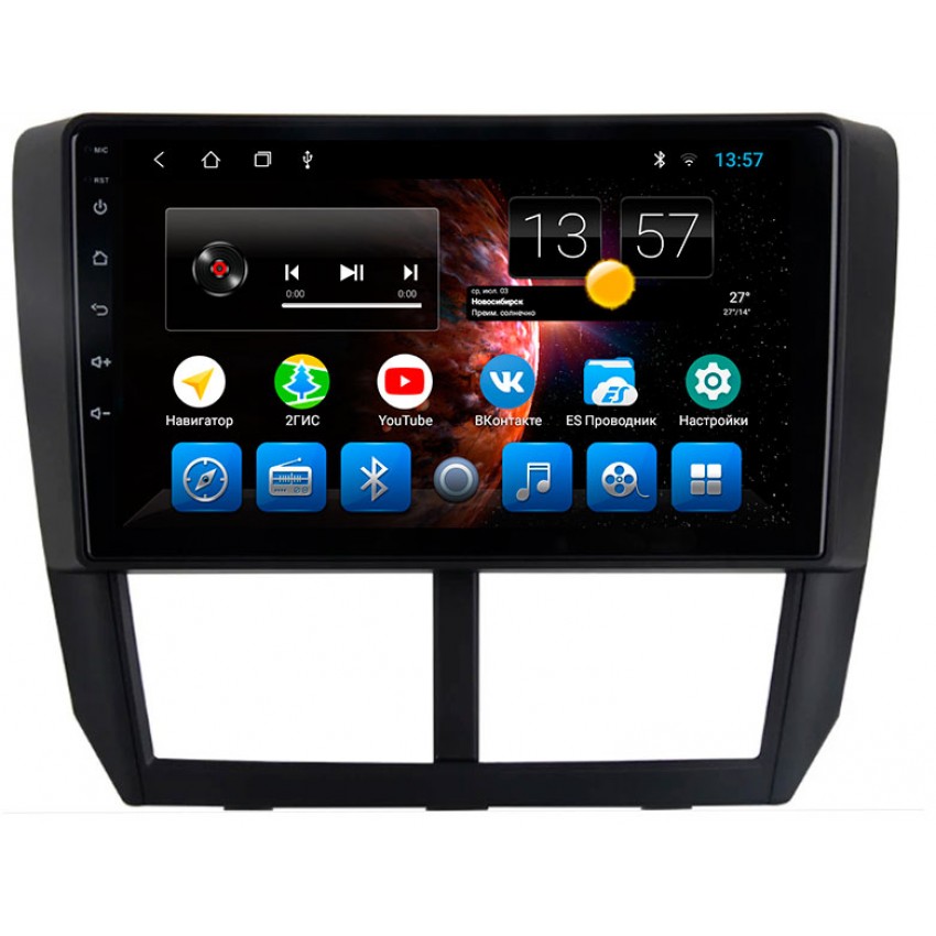 Головное устройство Mankana BS-09416 для Subaru Forester III, Impreza 07-11г на OS Android, Экран 9"