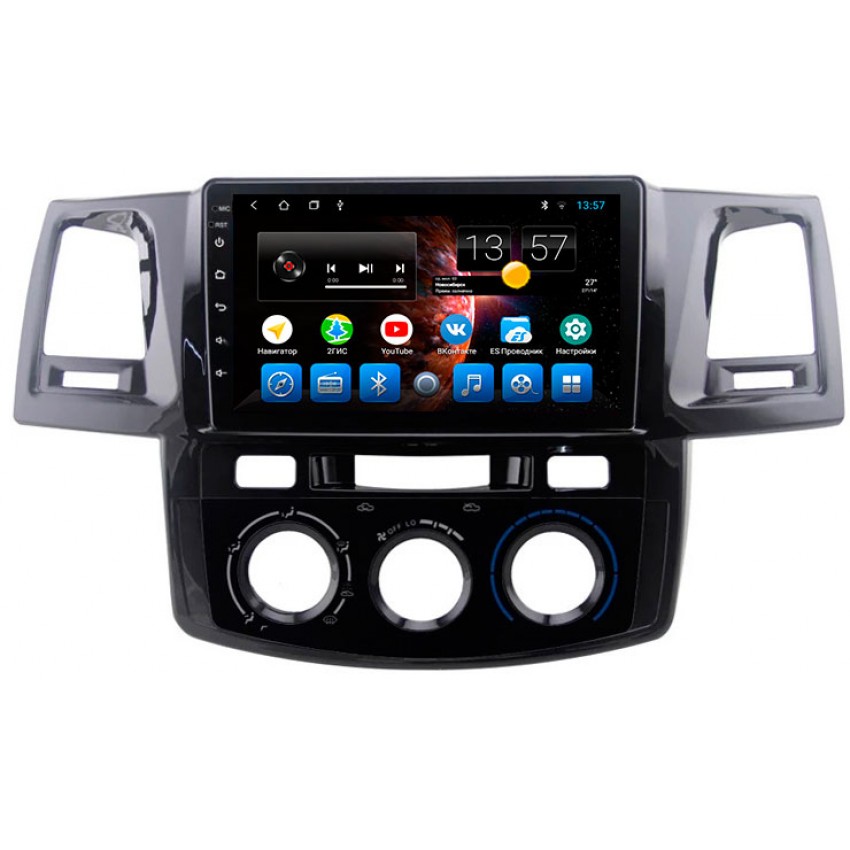 Головное устройство Mankana BS-09637 для Toyota Hilux, Fortuner 08-15г на OS Android, Экран 9"