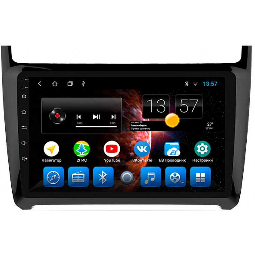 Головное устройство Mankana BS-09101 для Volkswagen Polo V 09-20г на OS Android, Экран 9"