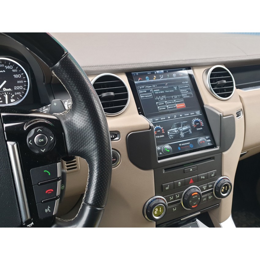 Мультимедийная система Mankana BST-10419 в стиле Тесла для Land Rover Discovery IV на OS Android, Экран 10,4"