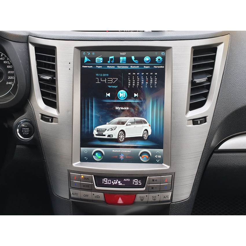 Мультимедийная система Mankana BST-1070S в стиле Tesla для Subaru Legacy, Outback 09-14г на OS Android, Экран 9,7"