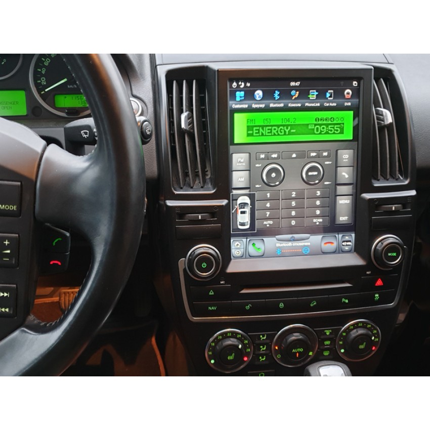 Мультимедийная система Mankana BST-10415 в стиле Tesla для Land Rover Freelander 2 06-14г на OS Android, Экран 10,4"