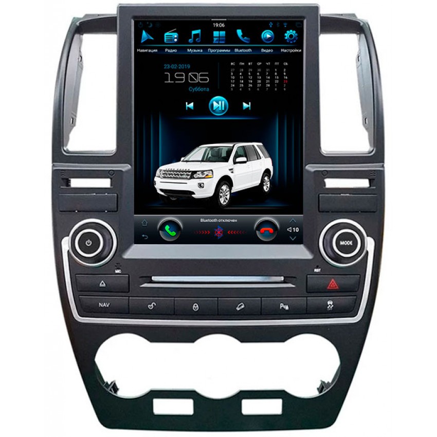 Мультимедийная система Mankana BST-10415 в стиле Tesla для Land Rover Freelander 2 06-14г на OS Android, Экран 10,4"