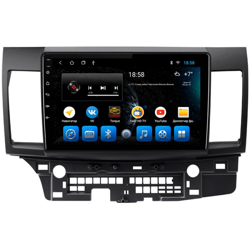 Головное устройство Mankana BS-10158 для Mitsubishi Lancer X 07-14г на OS Android, Экран 10,1"
