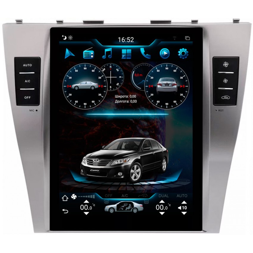 Мультимедийная система Mankana BST-1033S в стиле Tesla для Toyota Camry XV40 и XV45 на OS Android, Экран 10,4"