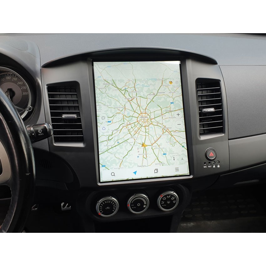 Мультимедийная система Mankana BST-1259S в стиле Tesla для Mitsubishi Lancer X на OS Android, Экран 12,1"