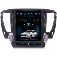Мультимедийная система Mankana BST-1236S в стиле Тесла для Mitsubishi Pajero Sport 16-20г на OS Android, Экран 12,1"