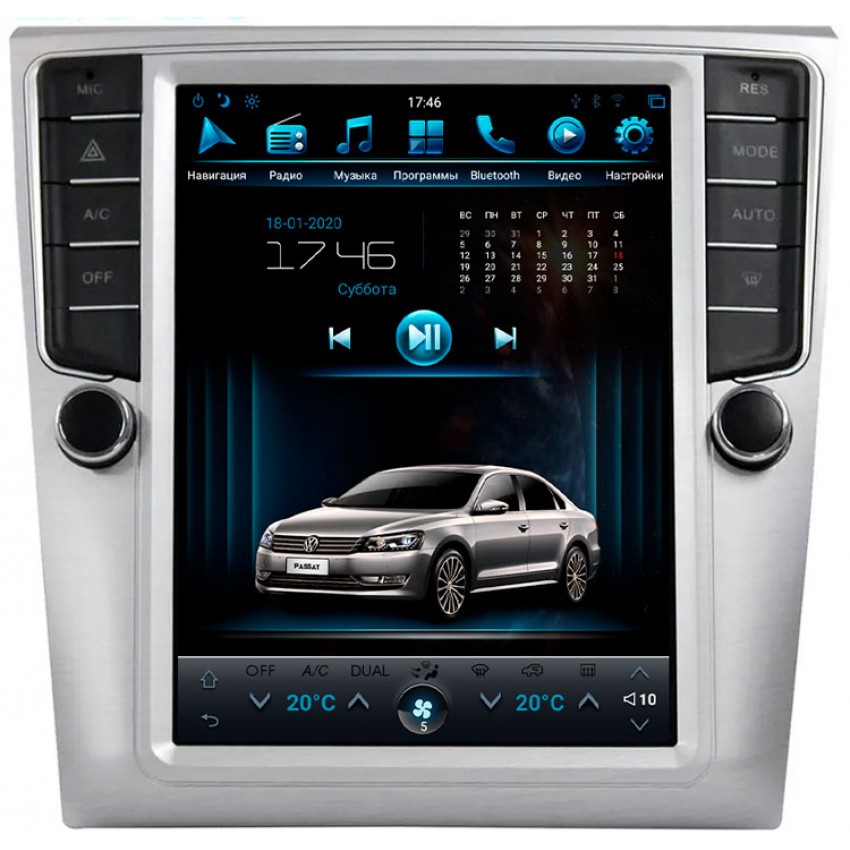Мультимедийная система Mankana BST-1012S для VW Passat  B7 / CC 10-16г на OS Android, Экран 10,4"
