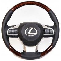 Руль рестайлинг II для Lexus LX 570, 450d 2007-2021 в оригинальном стиле