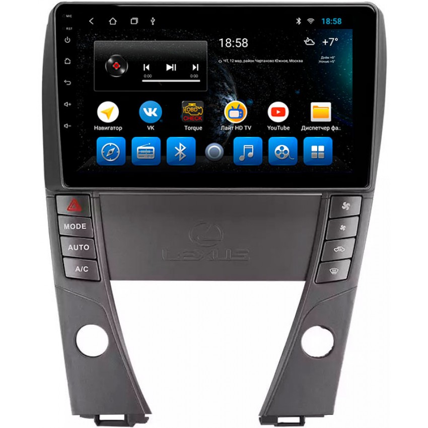 Головное устройство Mankana BS-09168 для Lexus ES V на OS Android, Экран 9"