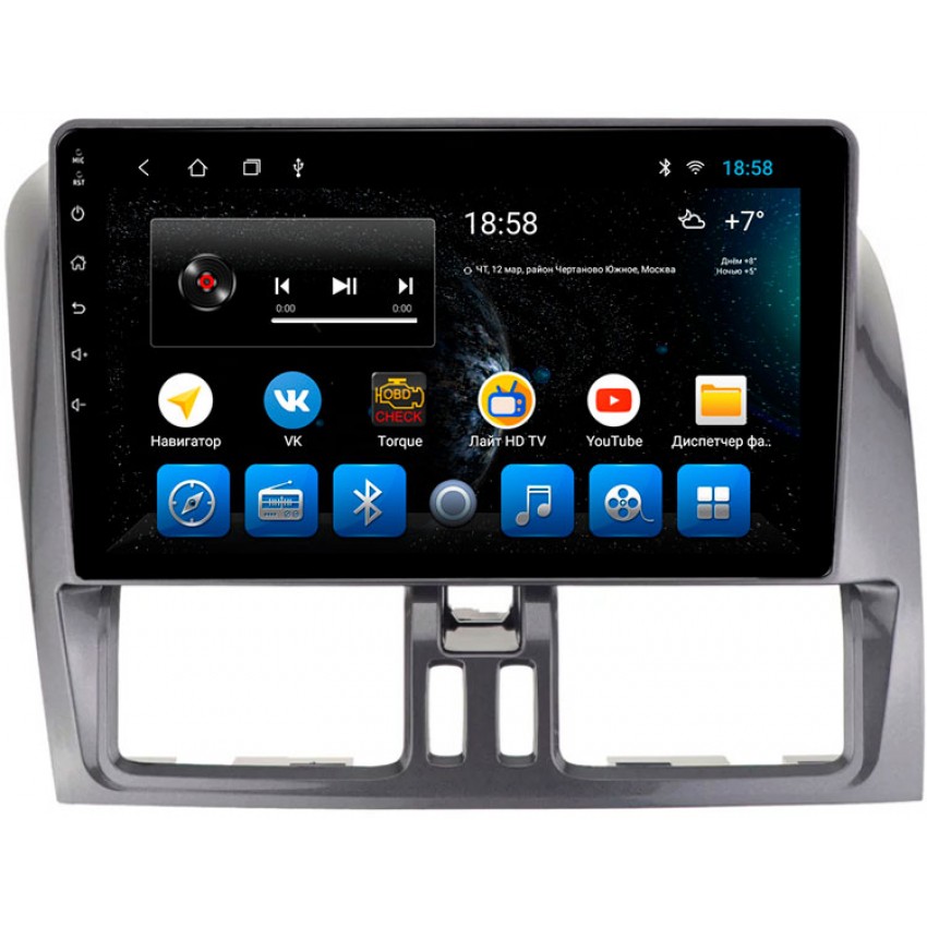 Головное устройство Mankana BS-09532 для Volvo XC60 I 08-13г на OS Android, Экран 9"