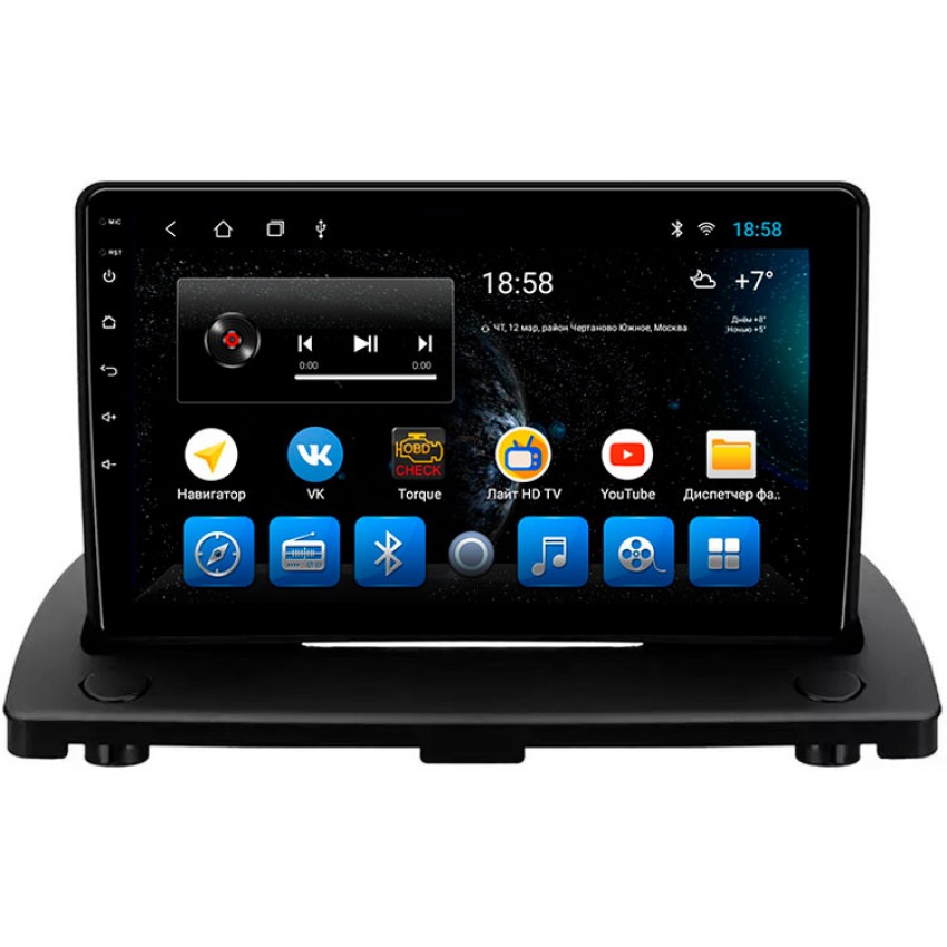 Головное устройство Mankana BS-09100 для Volvo XC90 02-14г на OS Android, Экран 9"