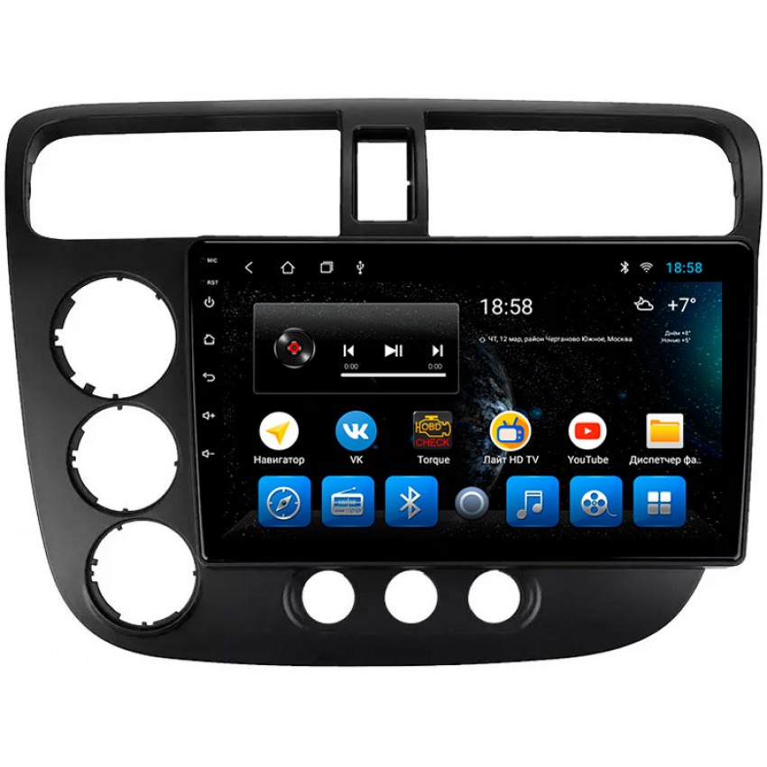 Головное устройство Mankana BS-09508 для Honda Civic Sedan 00-06г на OS Android, Экран 9"