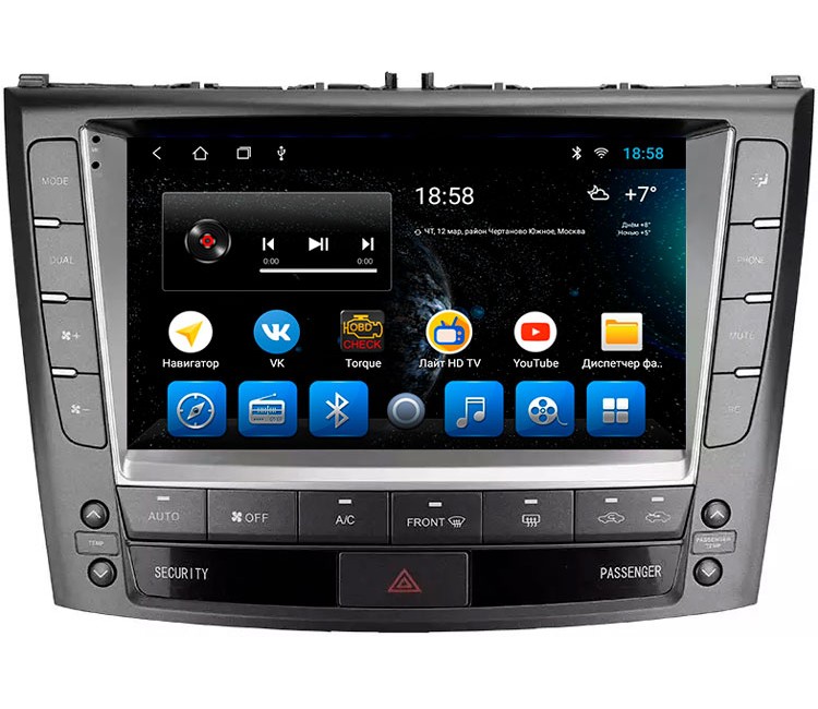 Головное устройство Mankana BS-09327 для Lexus IS 05-12г на OS Android, Экран 9"