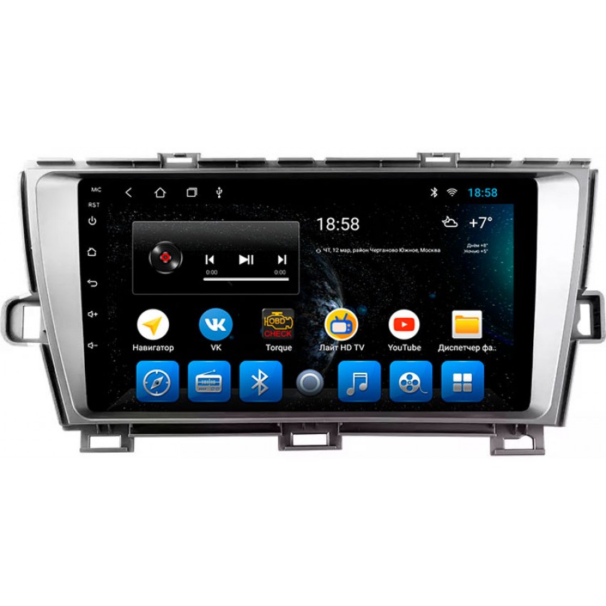Головное устройство Mankana BS-09801 для Toyota Prius 09-15г на OS Android, Экран 9"