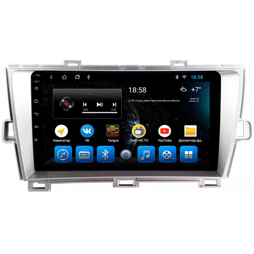 Головное устройство Mankana BS-09801 для Toyota Prius 09-15г на OS Android, Экран 9"