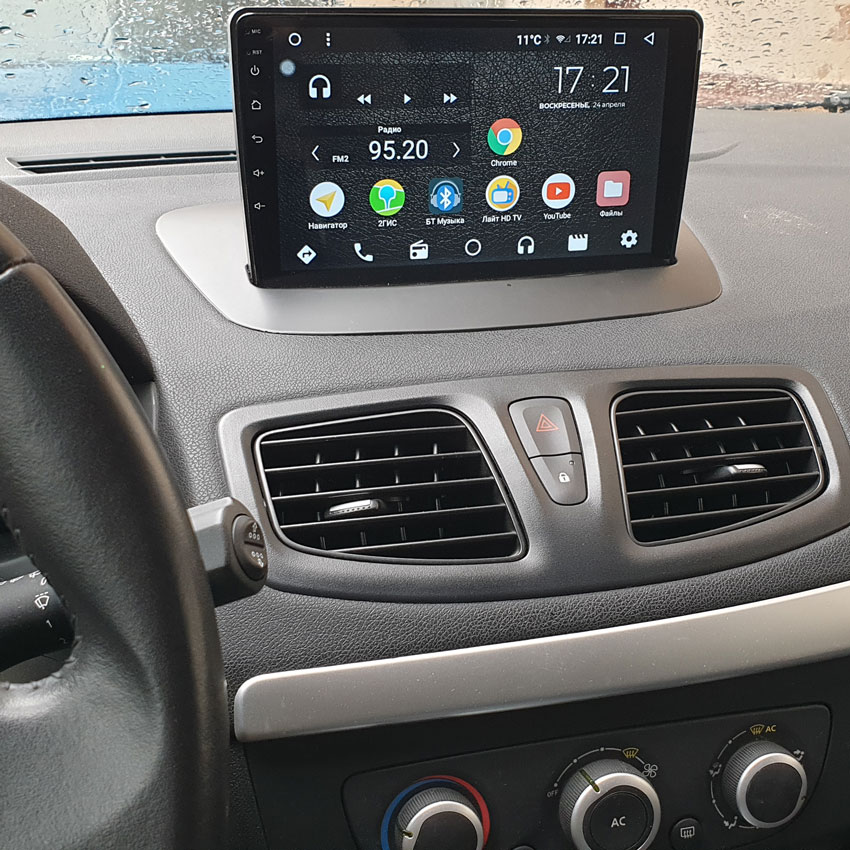 Головное устройство Mankana BS-09433 для Renault Megane III 08-14г на OS Android, Экран 9"