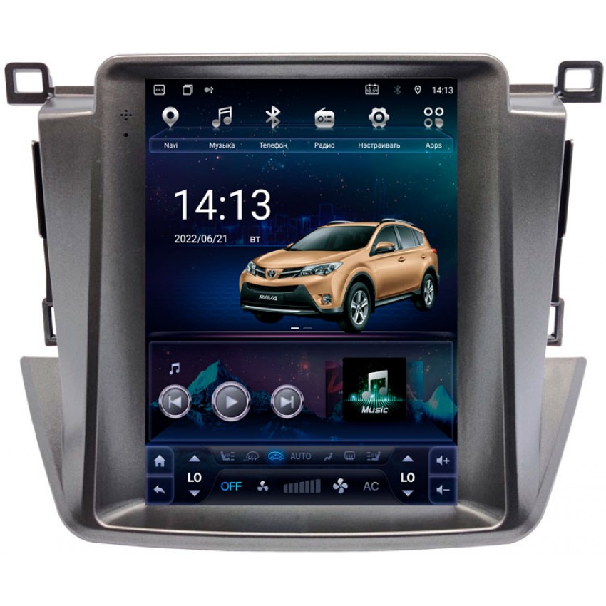 Мультимедийная система Mankana BST-97037 в стиле Tesla для Toyota Rav4 12-20г на OS Android, Экран 9,7"