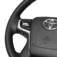 Руль рестайлинг II для Toyota Land Cruiser 200 2007-2021 в оригинальном стиле 