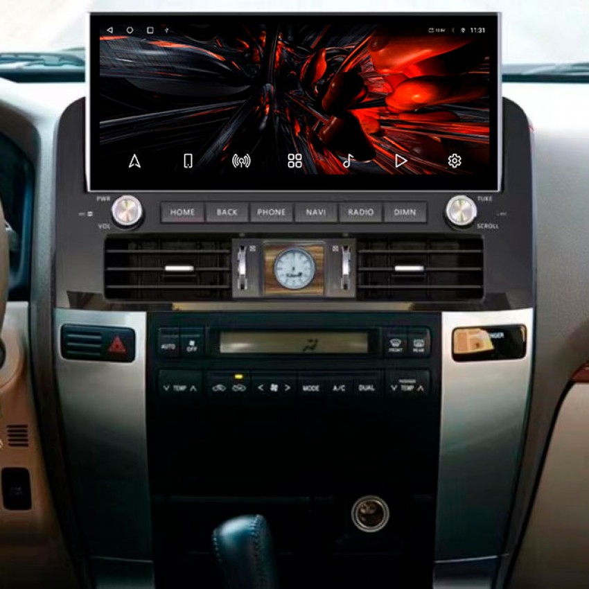 Мультимедийная система Mankana BSN-12440 в стиле "Lexus" для Toyota Prado 120 02-09г на OS Android, Экран 12,3"