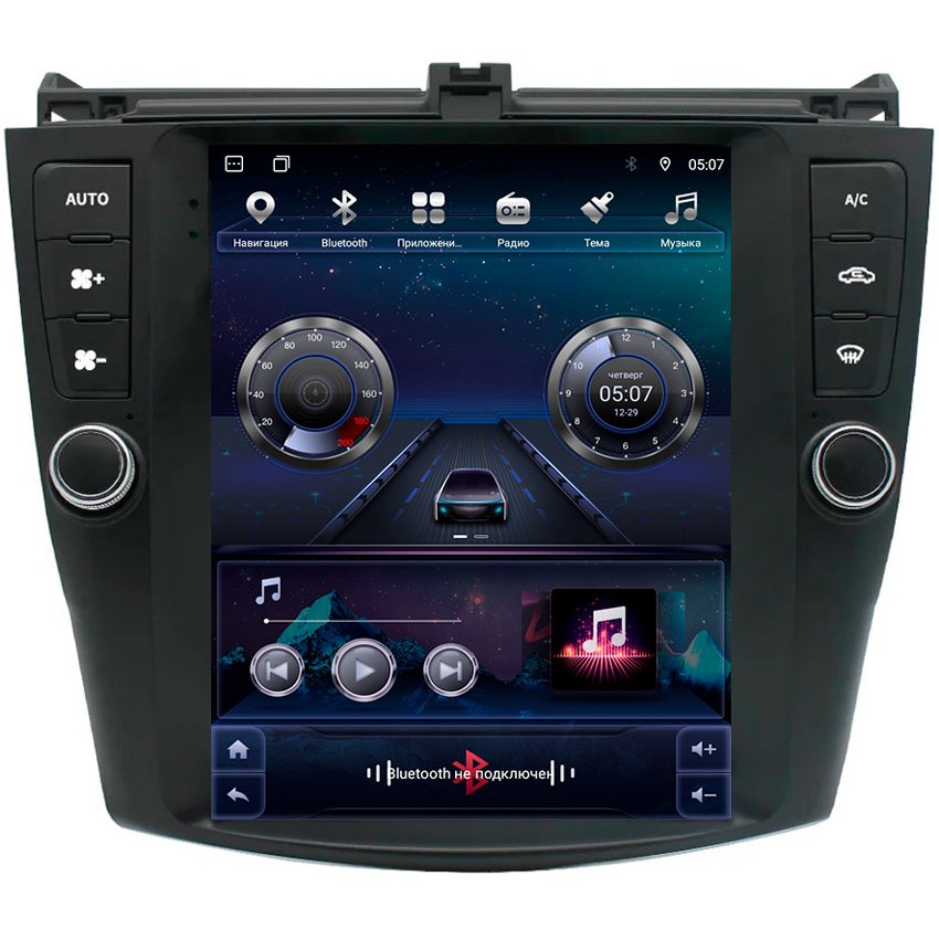 Мультимедийная система Mankana BST-97010 в стиле Tesla для Honda Accord 7 02-07г на OS Android, Экран 9,7"