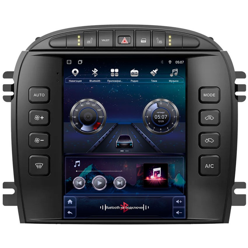Мультимедийная система Mankana BST-97021 в стиле Tesla для Jaguar X-Type 2001-2009г на OS Android, Экран 9,7"