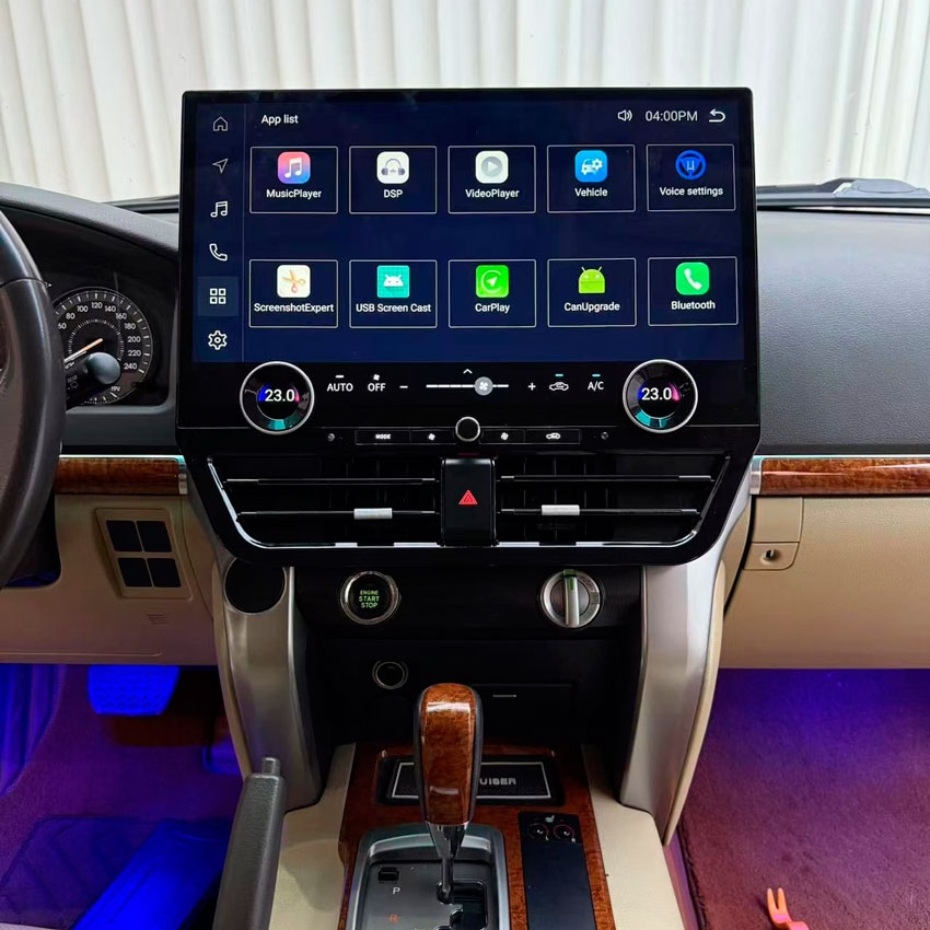 Мультимедийная система "Big Screen" Mankana BSL-19385 для Toyota LC 200 07-15г на OS Android, Экран 19,8"