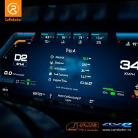Мультимедийная система и панель приборов CaRobotor J-Max Pro для Jeep Wrangler 2018-2023г на OS Android, Экран 17"