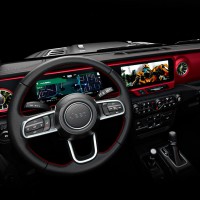 Мультимедийная система и панель приборов CaRobotor J-Max Pro для Jeep Wrangler 2018-2023г на OS Android, Экран 17"