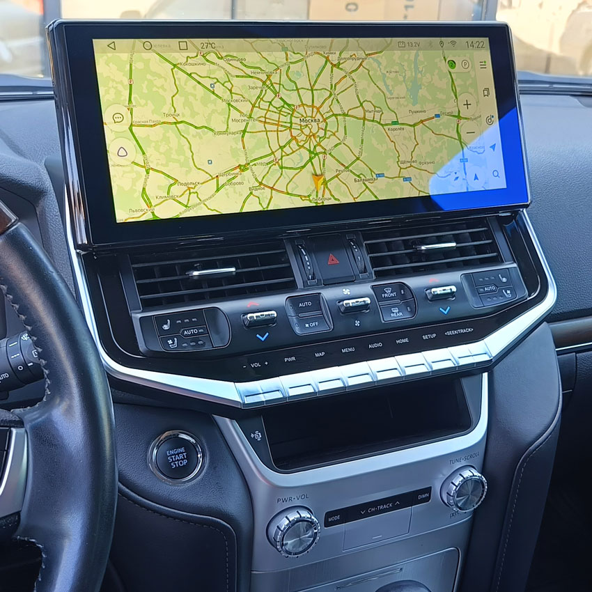 Мультимедийная система Mankana BSL-16755 в стиле "LC300" для Toyota LC 200 15-21г на OS Android, Экран 16,2"