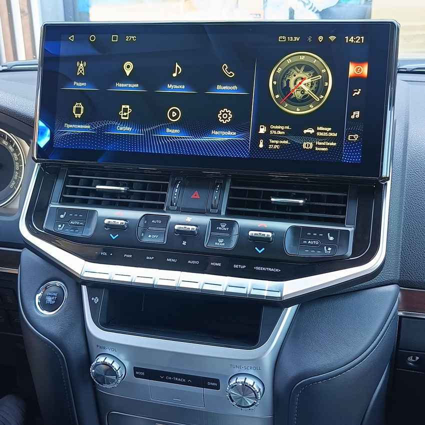 Мультимедийная система Mankana BSL-16755 в стиле "LC300" для Toyota LC 200 15-21г на OS Android, Экран 16,2"