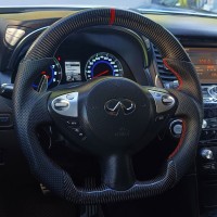 Руль анатомический для Infiniti FX S51, QX70, карбон