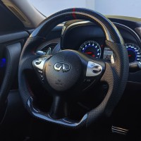 Руль анатомический для Infiniti FX S51, QX70, карбон