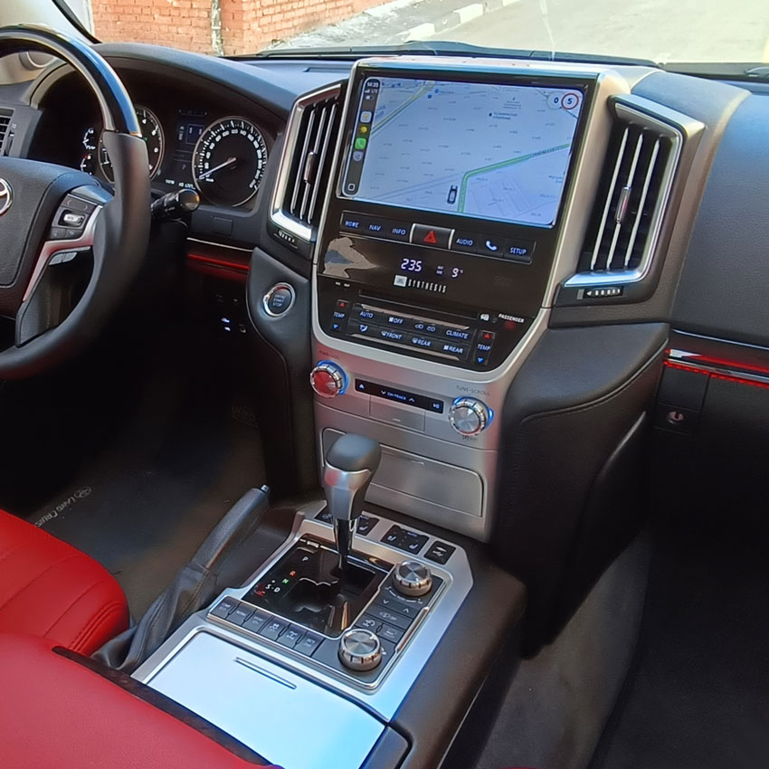 Мультимедийная система Mankana BS-10799 в оригинальном стиле Toyota LC 200 15-21 на OS Android, Экран 10,2"
