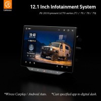 Головное устройство CaRobotor L1 для Toyota LC 70 07-25г на OS Android, Экран 12.1"