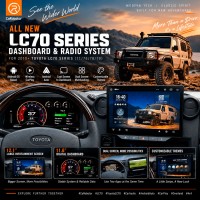 Головное устройство CaRobotor L1 для Toyota LC 70 07-25г на OS Android, Экран 12.1"