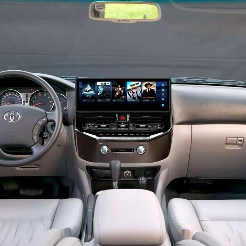 Мультимедийная система Mankana BSL-16488 в стиле "LC300" для Toyota LC 100 и Lexus LX470 03-07г на OS Android, Экран 16,2"