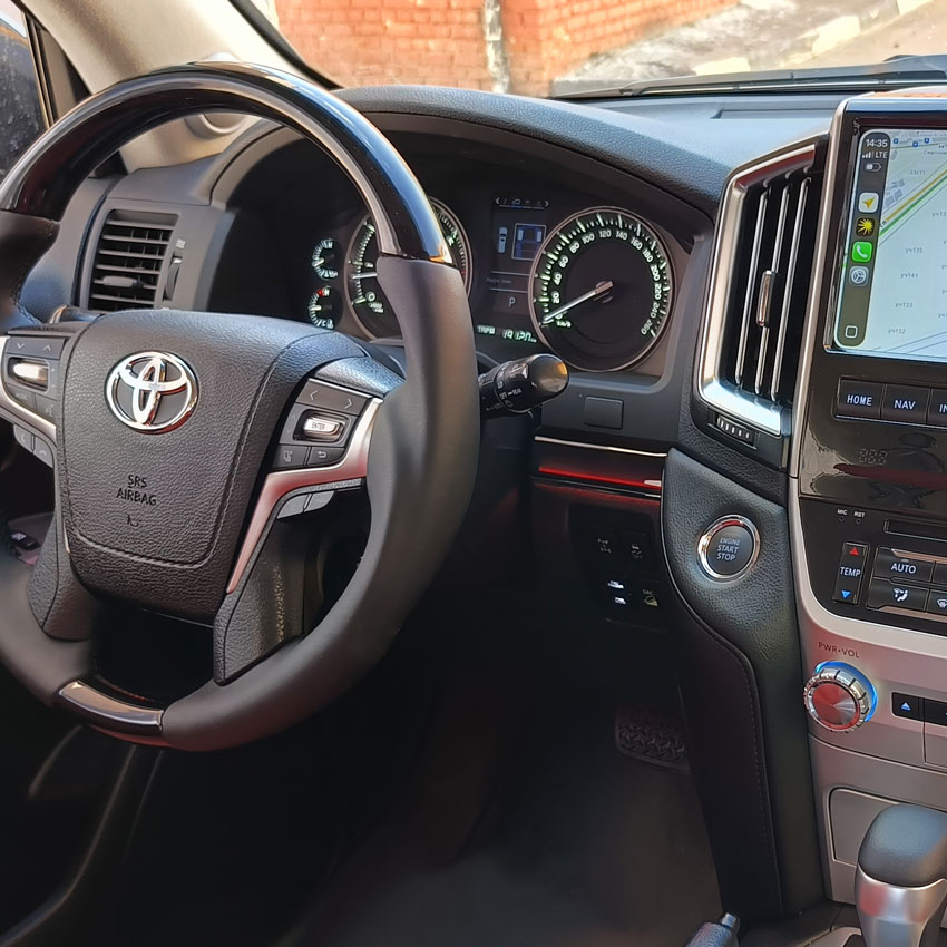Панель приборов в стиле рестайлинг 2 для Toyota Land Cruiser 200 2007-2015г
